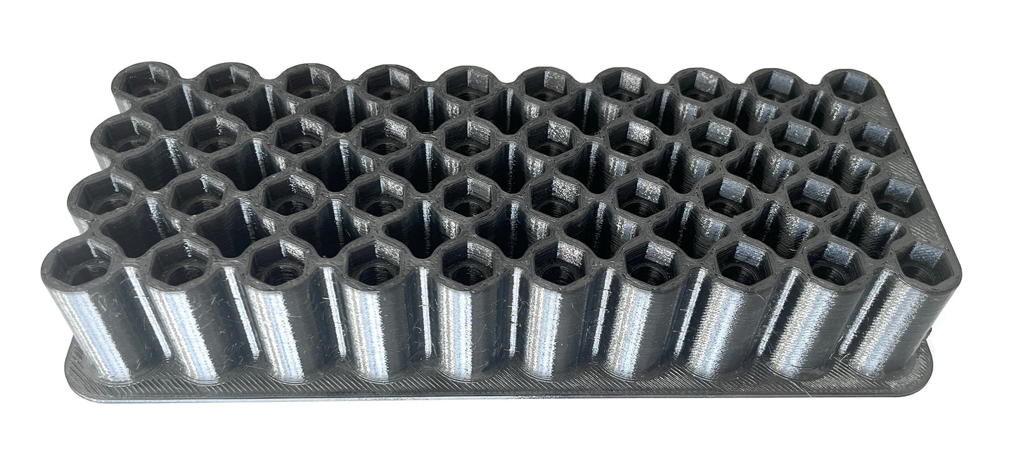High-capacity spark plug holder (for 40 plugs)