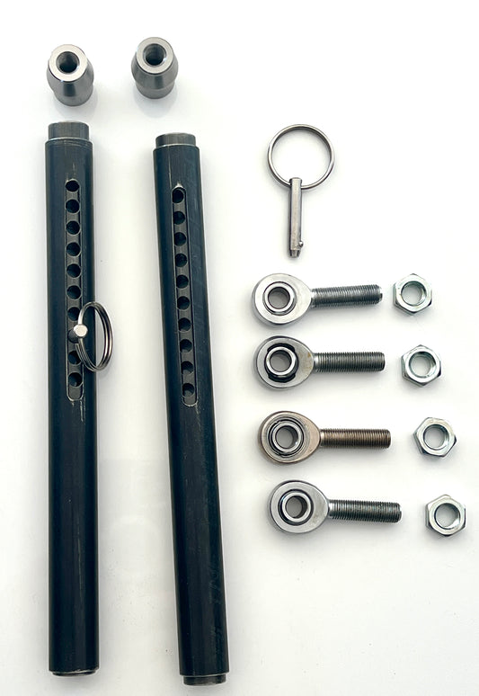Custom 4-inch travel limiter kits (by Profab Motorsport Fabrications)