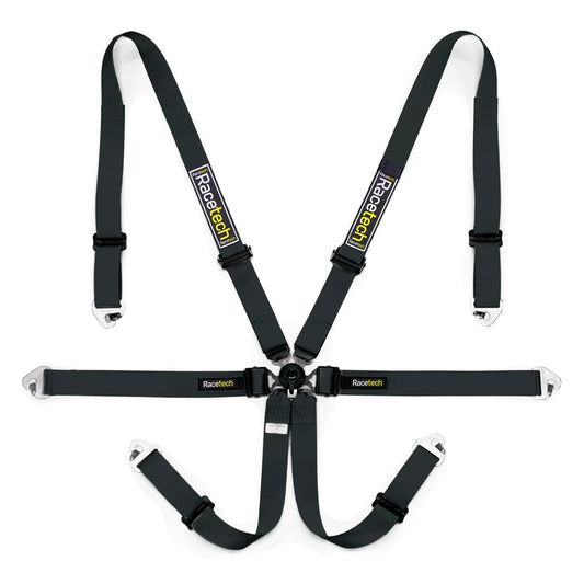 Pro International 6-Point Lightweight Harness GT Adjusters - FIA Approved