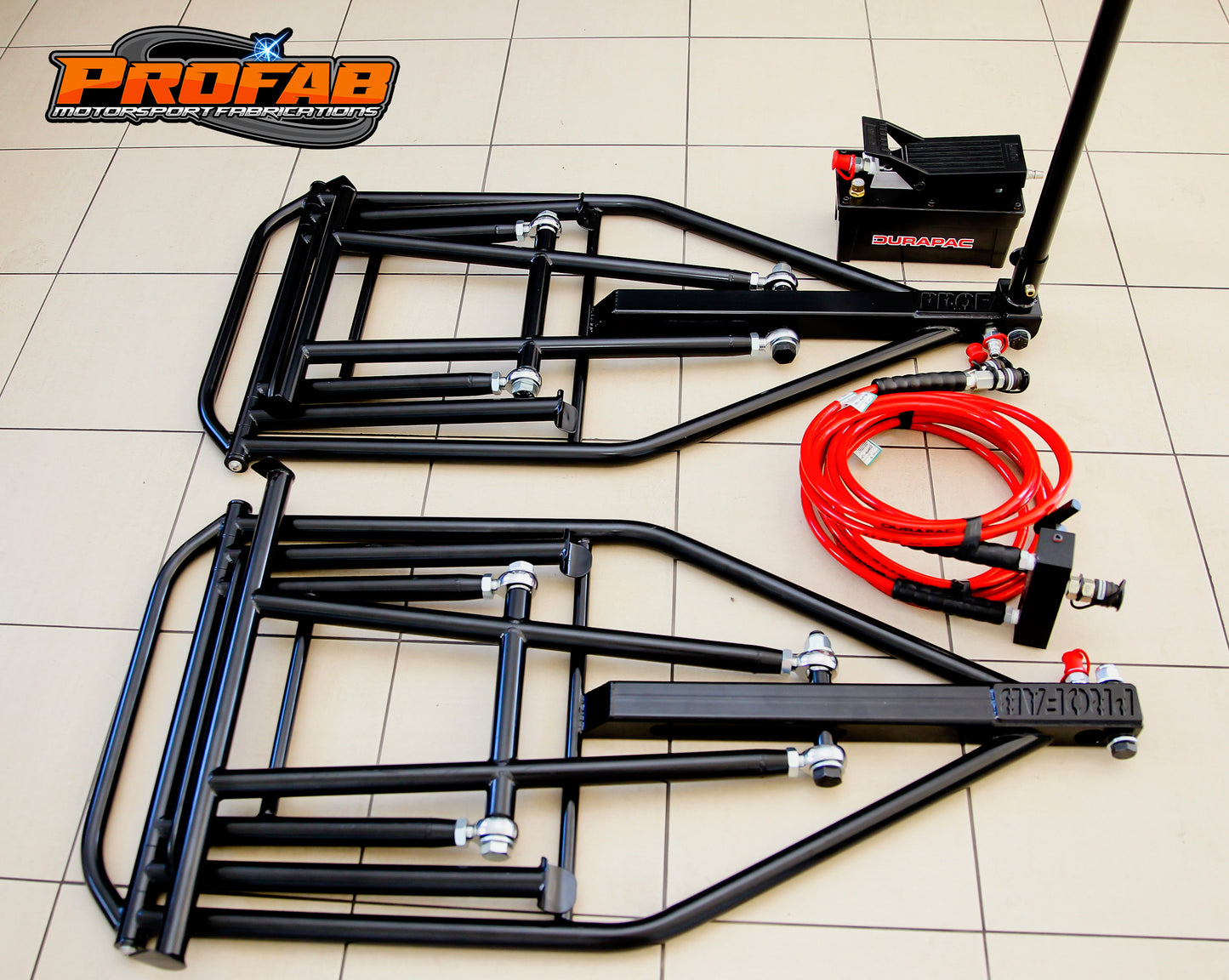 Custom-Made Race Car Jacks