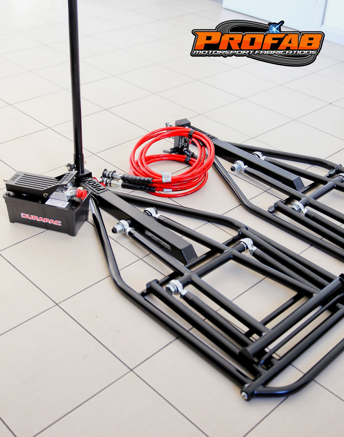 Custom-Made Race Car Jacks