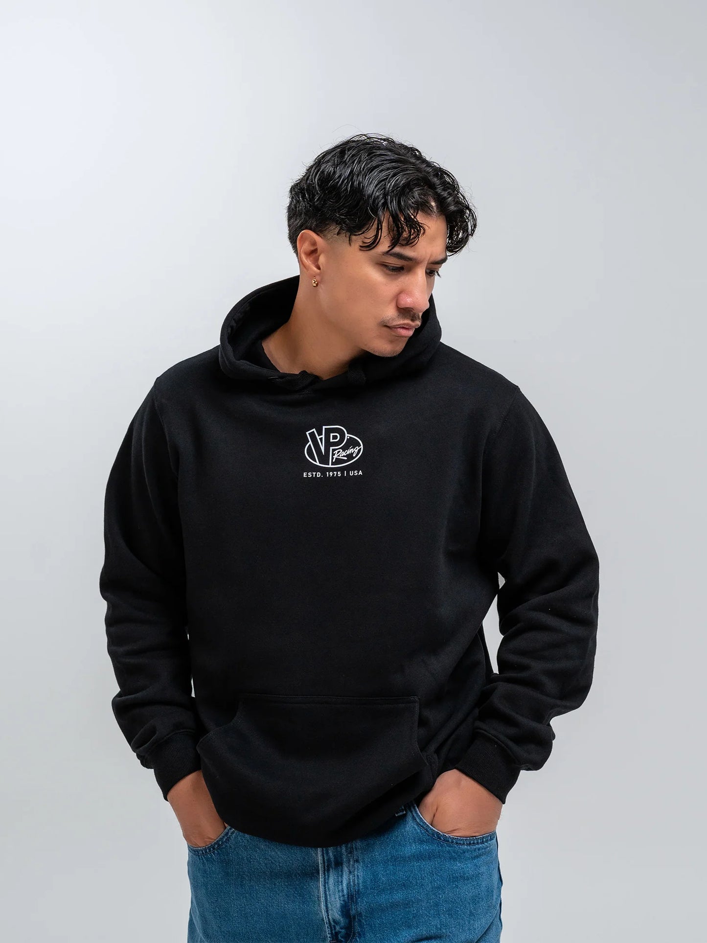 VP RACING - EST. 1975 BLACK & WHITE LOGO HOODIE